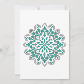 Tarjeta De Agradecimiento mandala Shudder christmasmandala Flutter navidades