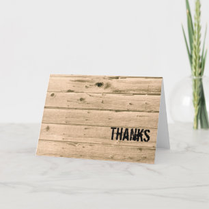 Tarjeta De Agradecimiento Manly Thank You Notes