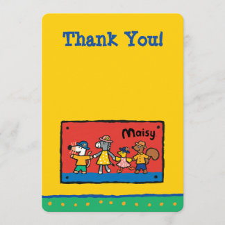 Tarjeta De Agradecimiento Manos del asimiento de Maisy y de los mejores