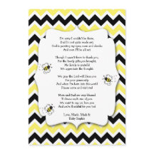 Manosee la abeja que Baby Shower le agradece