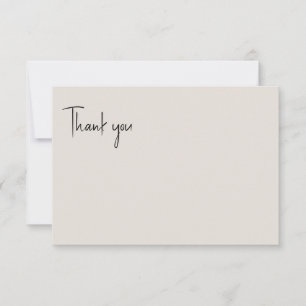 Tarjeta De Agradecimiento Manta de boda beige