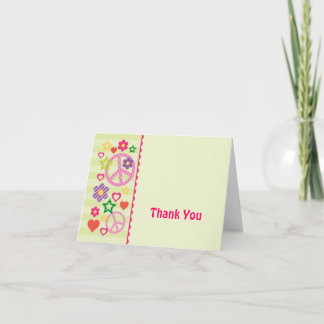 Tarjeta De Agradecimiento Maravillosos retros le agradecen cardar