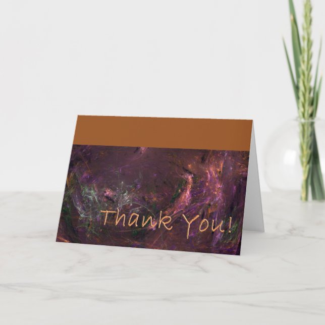 Tarjeta De Agradecimiento Marble Gracias (Anverso)