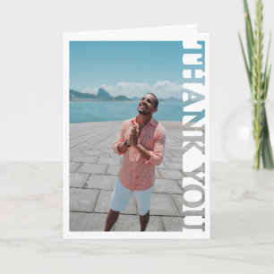 Tarjeta De Agradecimiento Marco de Foto de Bendición de Gratitud Gracias