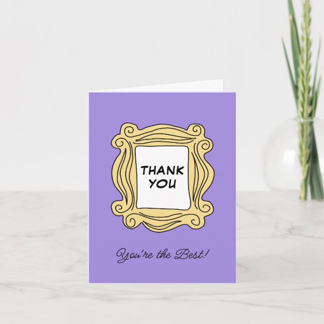 Tarjeta De Agradecimiento Marco de FRIENDS™ (Anverso)