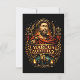 Tarjeta De Agradecimiento Marcus Aurelius