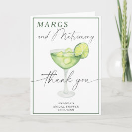 Tarjeta De Agradecimiento Margarita acuarela Gracias Despedida de soltera 