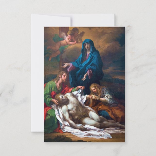 Tarjeta De Agradecimiento María Magdalena y Jesús (Anverso)