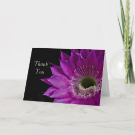 Tarjeta De Agradecimiento Maria Piazza cactus bloom Gracias