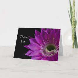 Tarjeta De Agradecimiento Maria Piazza cactus bloom Gracias