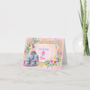 Tarjeta de agradecimiento Marie Antoinette ~ Que c