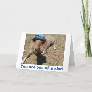 Tarjeta De Agradecimiento Marilyn en su gorra del sol, usted es uno de una