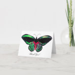 Tarjeta De Agradecimiento Mariposa / Butterfly - Card<br><div class="desc">NOTE CARD SIZE IS USED AS DEFAULT UNLESS OTHERWISE NOTED. EASY OPTION TO CHANGE TO OTHER SIZES. TO CUSTOMIZE: To change design, style or shape, click on "CUSTOMIZE IT", after your are done with your design, select quantity then click on "ADD TO CART" to purchase. TO PURCHASE: -Select Size. (if...</div>