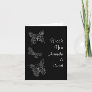 Tarjeta de agradecimiento Mariposa Filigrana