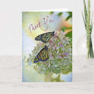 Tarjeta De Agradecimiento Mariposa Gracias
