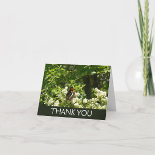 Tarjeta De Agradecimiento Mariposa Hermana de California en Yosemite