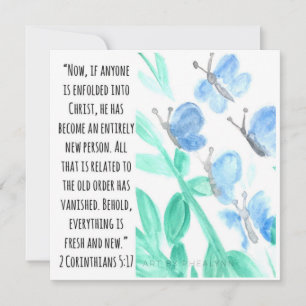 Tarjeta De Agradecimiento Mariposas bailarinas