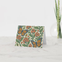 Mariposas monarcas y flores de mimbre