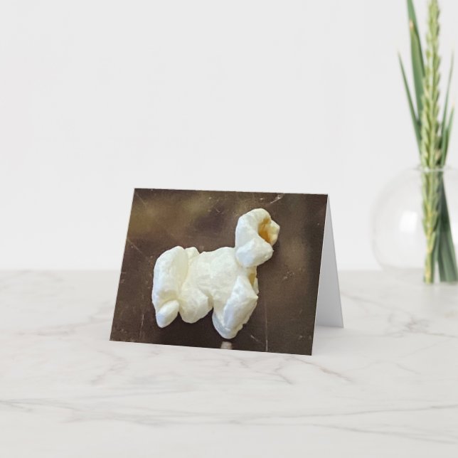 Tarjeta De Agradecimiento Marley El Cachorro 🍿 Oveja 🐑 (Anverso)