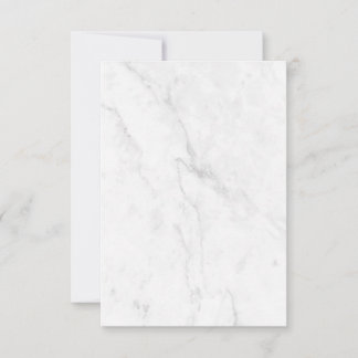 Tarjeta De Agradecimiento Mármol Blanco