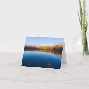 Tarjeta De Agradecimiento marthaler park sunrise y reflexiones