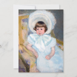 Tarjeta De Agradecimiento Mary Cassatt - Retrato Louise-Aurore Villeboeuf