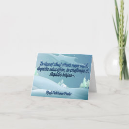 Tarjeta De Agradecimiento Mary Pettibone Poole Cita Inspiradora "Cerebros"