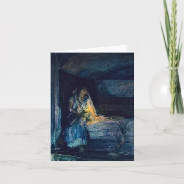 Tarjeta De Agradecimiento Mary por Henry Ossawa Tanner (Anverso)