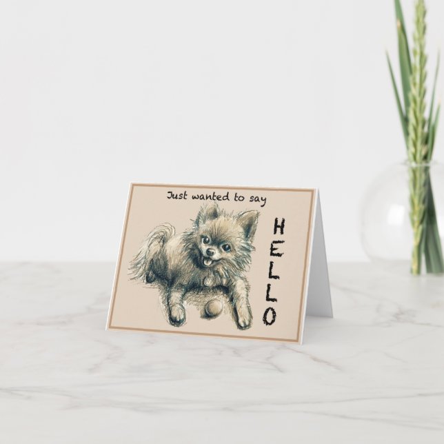 Tarjeta De Agradecimiento Max the Dog Notecard (Anverso)