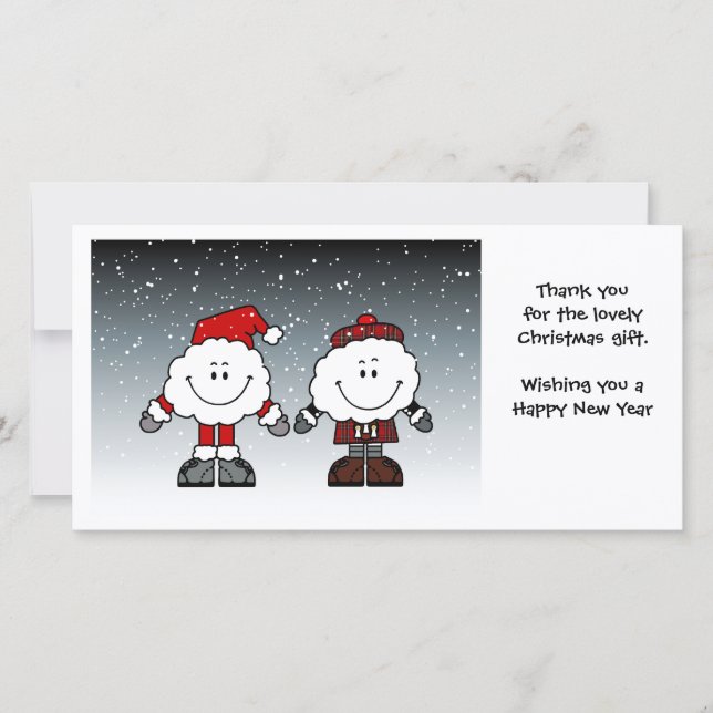 Tarjeta De Agradecimiento McClouds le agradece (Anverso)