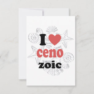 Tarjeta De Agradecimiento Me encanta la cita graciosa del Cenozoico para los