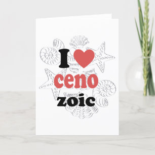 Tarjeta De Agradecimiento Me encanta la cita graciosa del Cenozoico para los