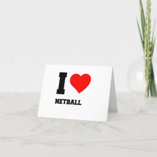 TARJETA DE AGRADECIMIENTO ME ENCANTA NETBALL
