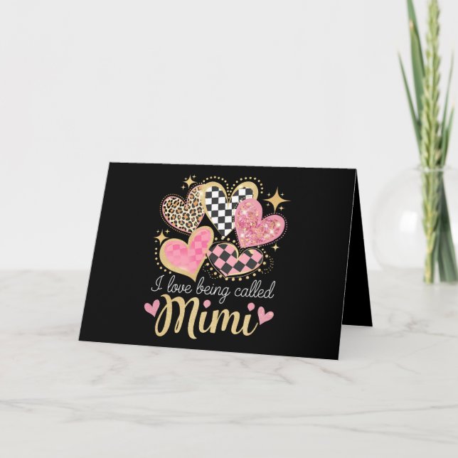 Tarjeta De Agradecimiento Me encanta que me llamen el Día de la Madre de mi  (Anverso)