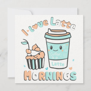 Tarjeta De Agradecimiento Me encantan las últimas mañanas