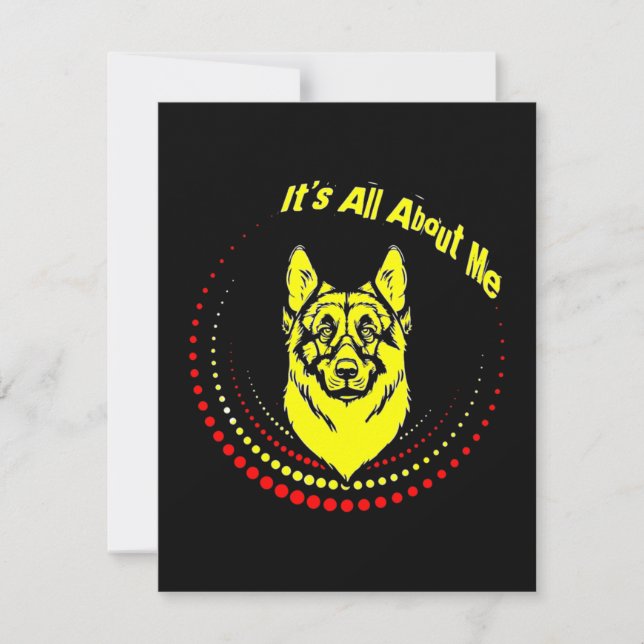 Tarjeta De Agradecimiento Me German Shepherd (Anverso)