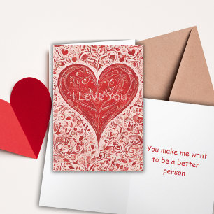 Tarjeta De Agradecimiento Me haces querer ser mejor persona