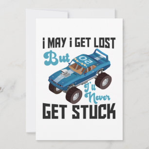 Tarjeta De Agradecimiento Me puedo perder pero nunca me quedaré atascado reg