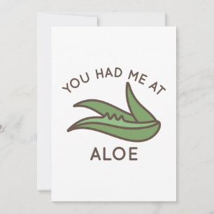 Tarjeta De Agradecimiento Me Tenías A Aloe