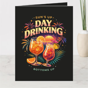 Tarjeta De Agradecimiento Me Tenías en Beber Durante el Día