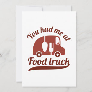 Tarjeta De Agradecimiento Me Tenías En Food Truck