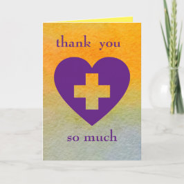 Tarjeta De Agradecimiento Medical Staff Thank You Card