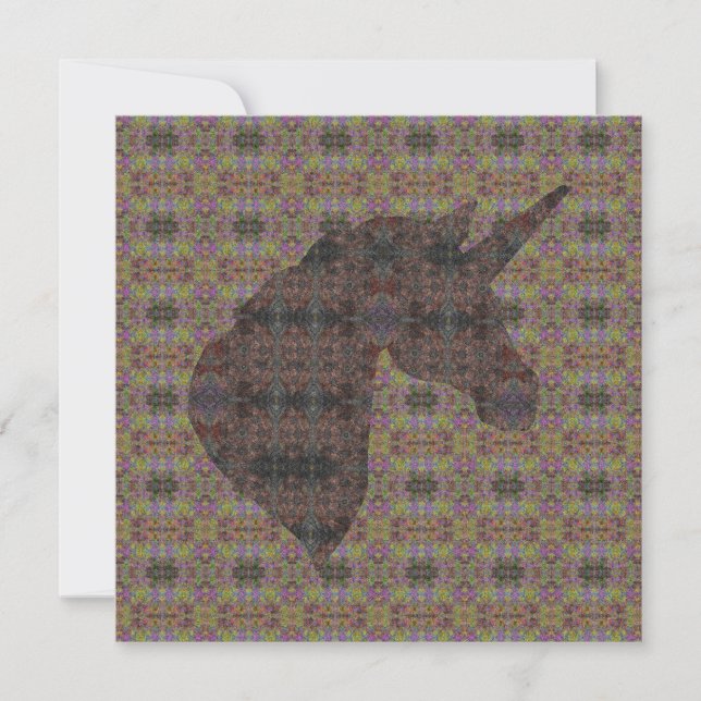 Tarjeta De Agradecimiento Medina Lilac 333 Unicorn (Anverso)