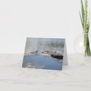 Tarjeta De Agradecimiento Meditación en el agua 