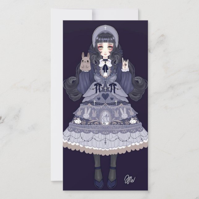 Tarjeta De Agradecimiento Mei-Tarjeta (Anverso)
