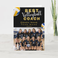 Mejor Entrenador de Voleibol Foto del Equipo