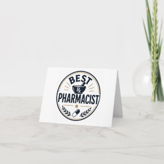 Tarjeta De Agradecimiento Mejor Farmacéutico