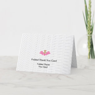 Tarjeta De Agradecimiento Mejor Logotipo Personalizar Texto doblado Cartas d