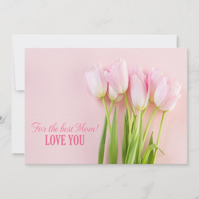 Tarjeta De Agradecimiento Mejor Mamá (Anverso)