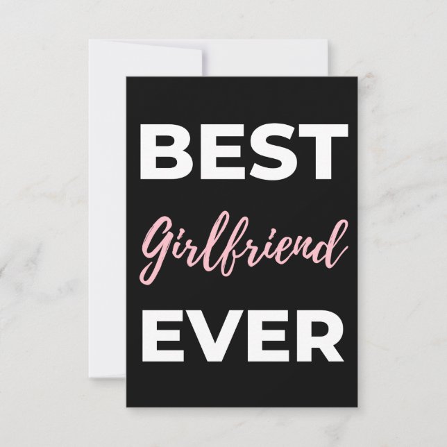 Tarjeta De Agradecimiento Mejor Novia (Anverso)